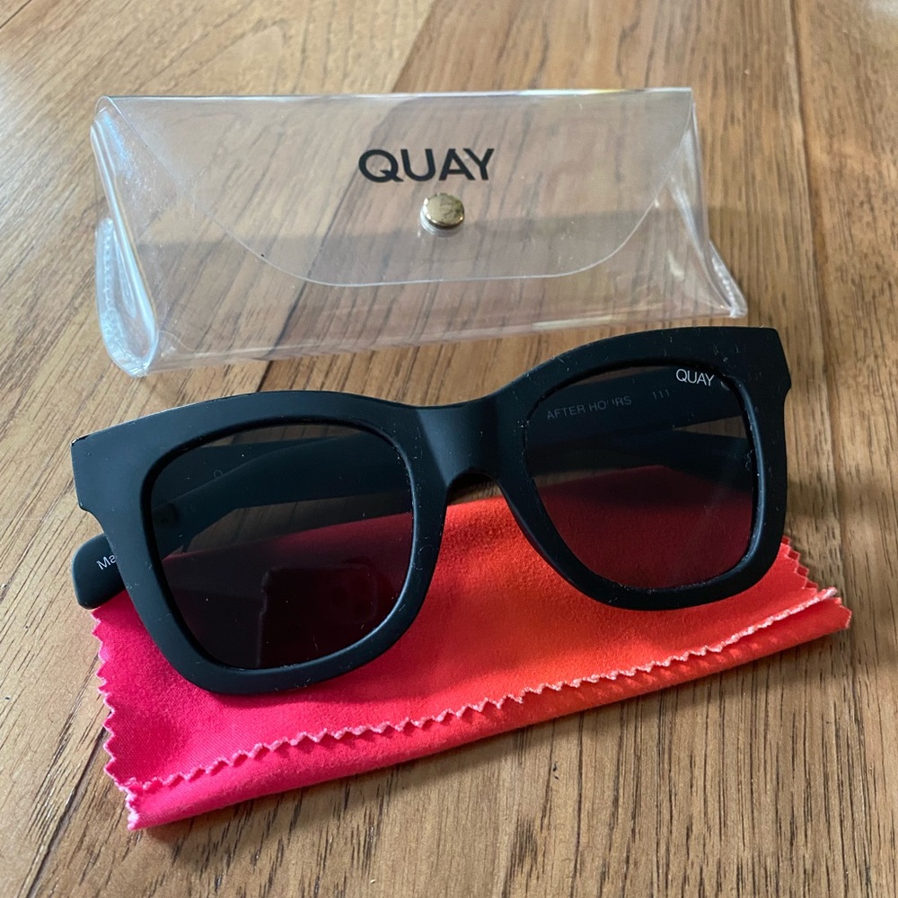 Quay | After Hours Sunglasses (Matte Black)
